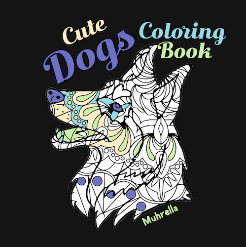 Cute Dogs Coloring Book