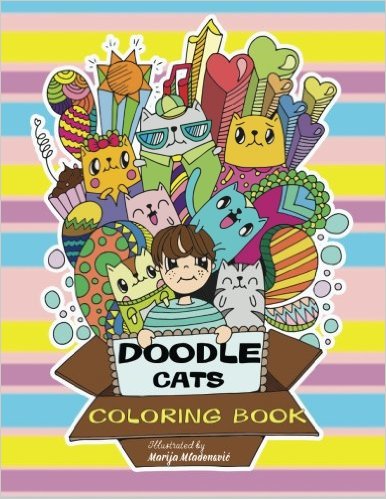 Doodle Cats Coloring Book