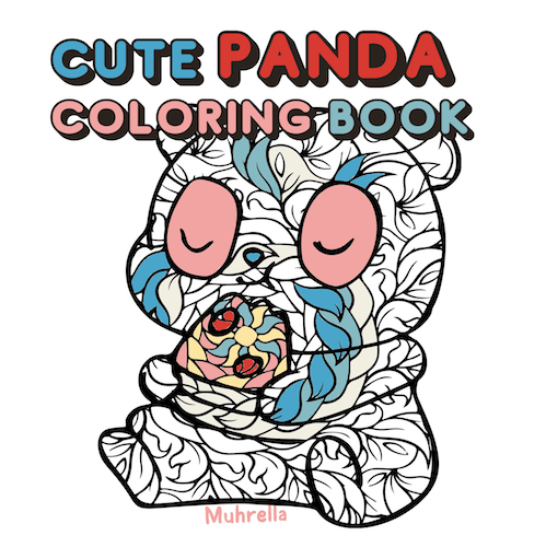 Cute Panda Coloring Book