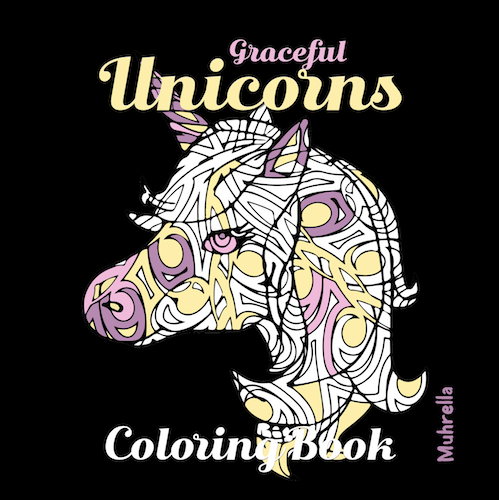 Graceful Unicorns Coloring Book