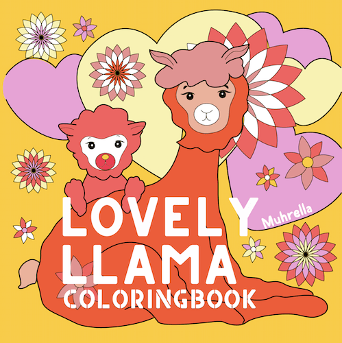 Lovely Llama Coloring Book